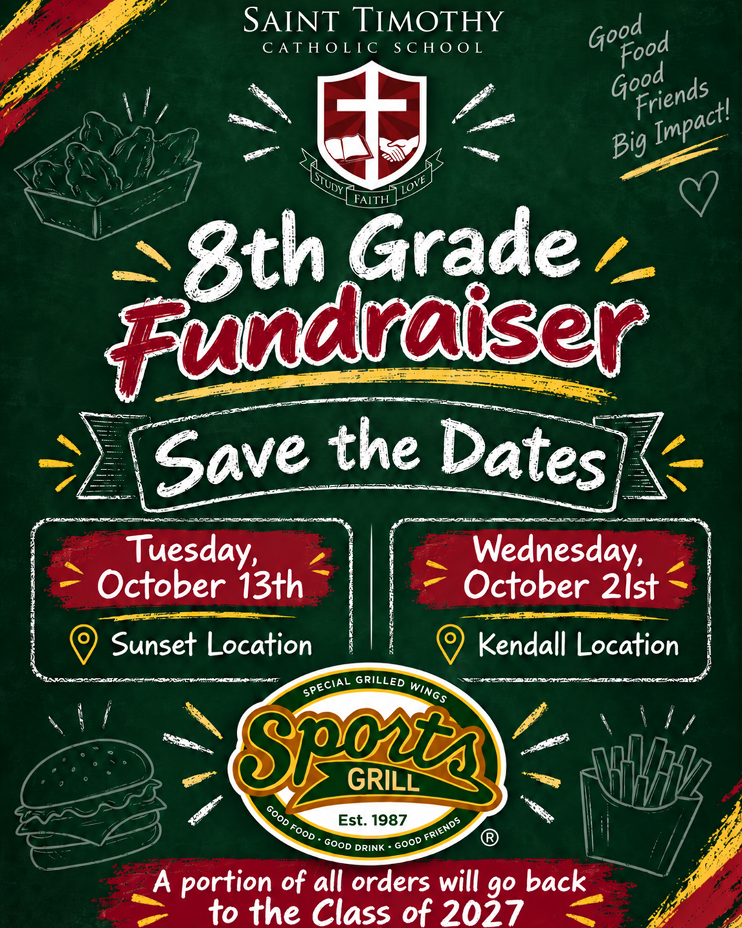 8th Grade Fundraiser                                                                                                                                                                                                                                                                                        