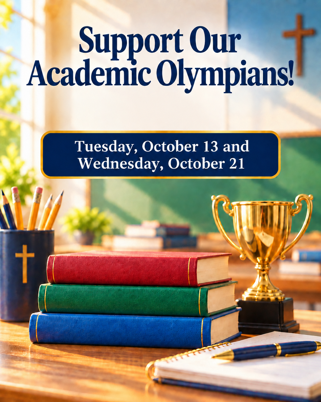 Support Our Academic Olympians!                                                                                                                                                                                                                                                                             